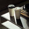Large Ceramic To-Go Cup with White Silicone Lid | Brooklyn