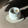 Small Wavy Ceramic Mug White | Mya