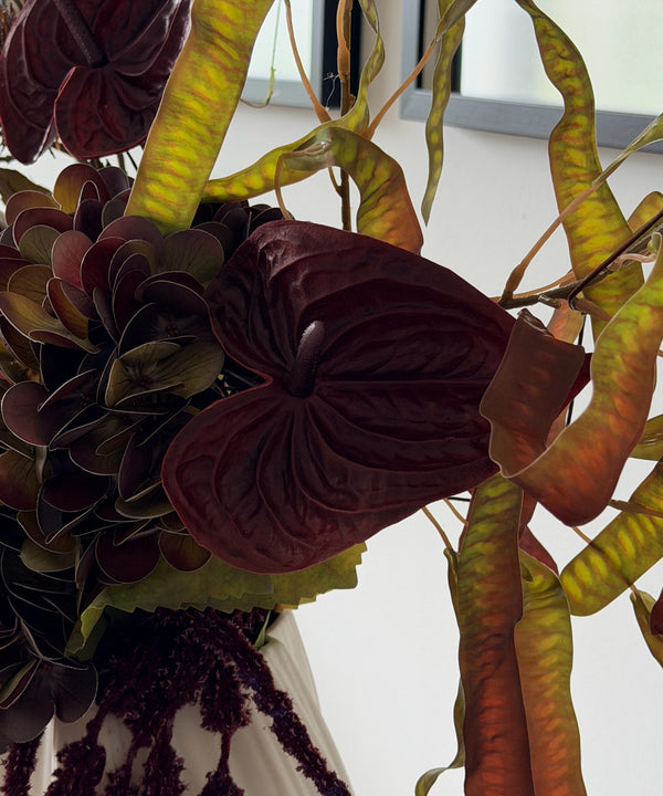 Copper Dusk 10-Piece Bouquet in Bordeaux, Green & Copper | Bloom