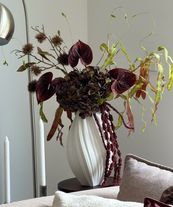 Copper Dusk 10-Piece Bouquet in Bordeaux, Green & Copper | Bloom