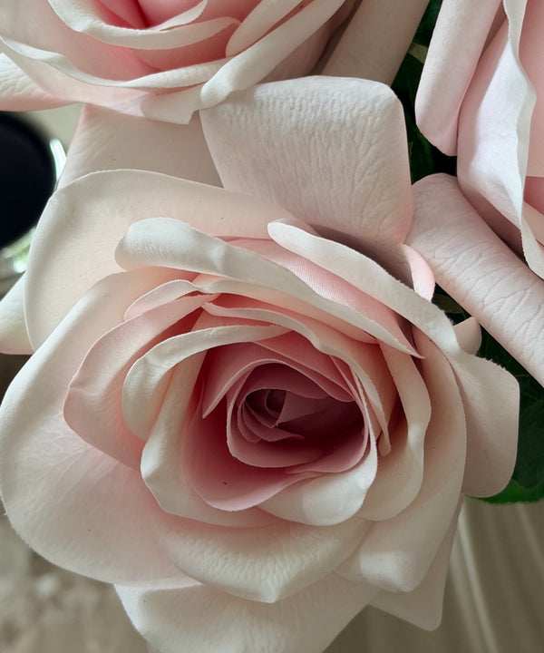 Large Rose Bouquet of 8 in Light Pink | Bloom