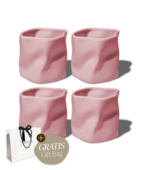 Organic ceramic mug 350ml in pink | Alaska