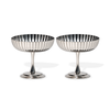 Stainless Steel Ice Cream Bowl in a Ribbed Design | Riza