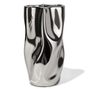 Large Ceramic Vase with Mirror Finish and Softly Curved Silhouette | Livia