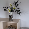 Large Ceramic Vase with Mirror Finish and Softly Curved Silhouette | Livia