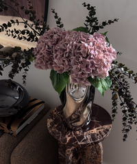Large Ceramic Vase with Mirror Finish and Softly Curved Silhouette | Livia