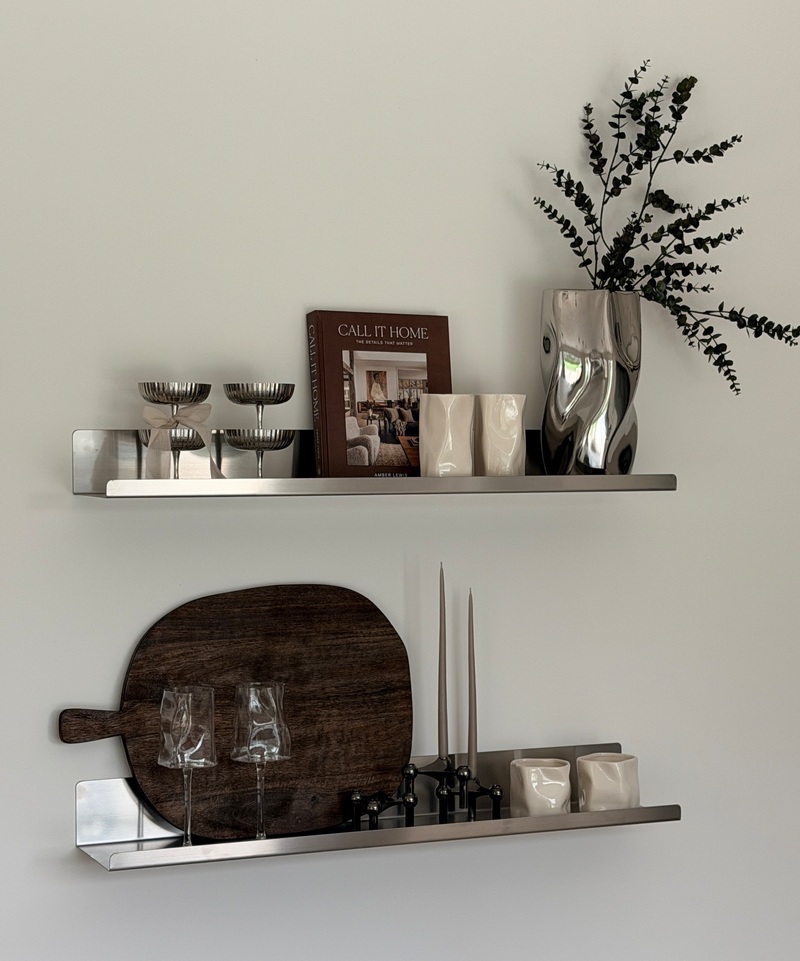 Large Ceramic Vase with Mirror Finish and Softly Curved Silhouette | Livia