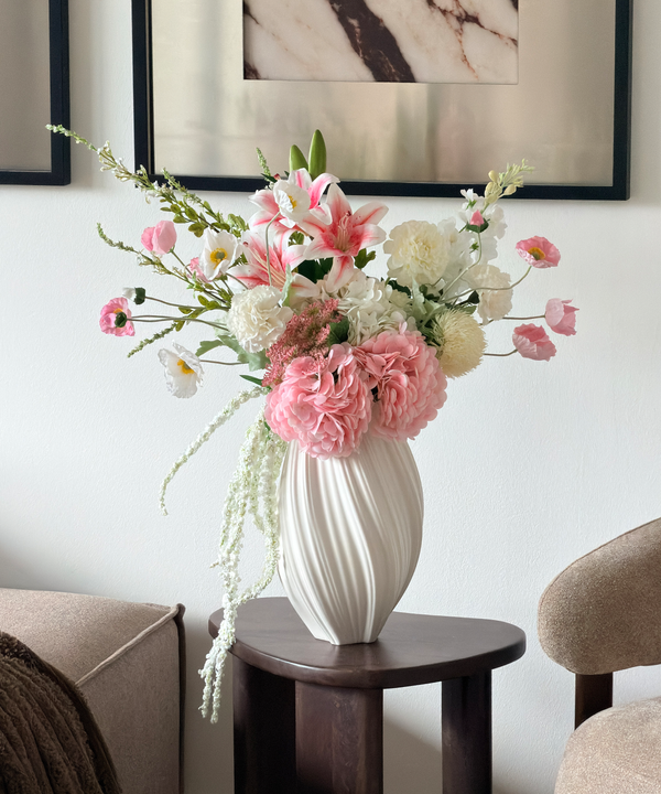 Blush Cloud 15-Stem Bouquet in Pink &amp; White | Bloom