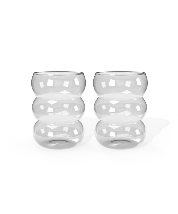 Design glass with 3 bubbles (550ml) | Rio