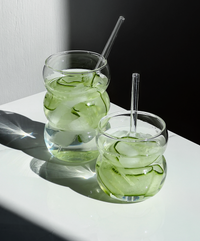 Glass set in bubble design (350ml, 550ml) | Rio