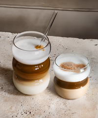 Glass set in bubble design (350ml, 550ml) | Rio
