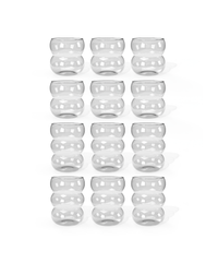 Glass set in bubble design (350ml, 550ml) | Rio