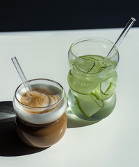 Glass set in bubble design (350ml, 550ml) | Rio