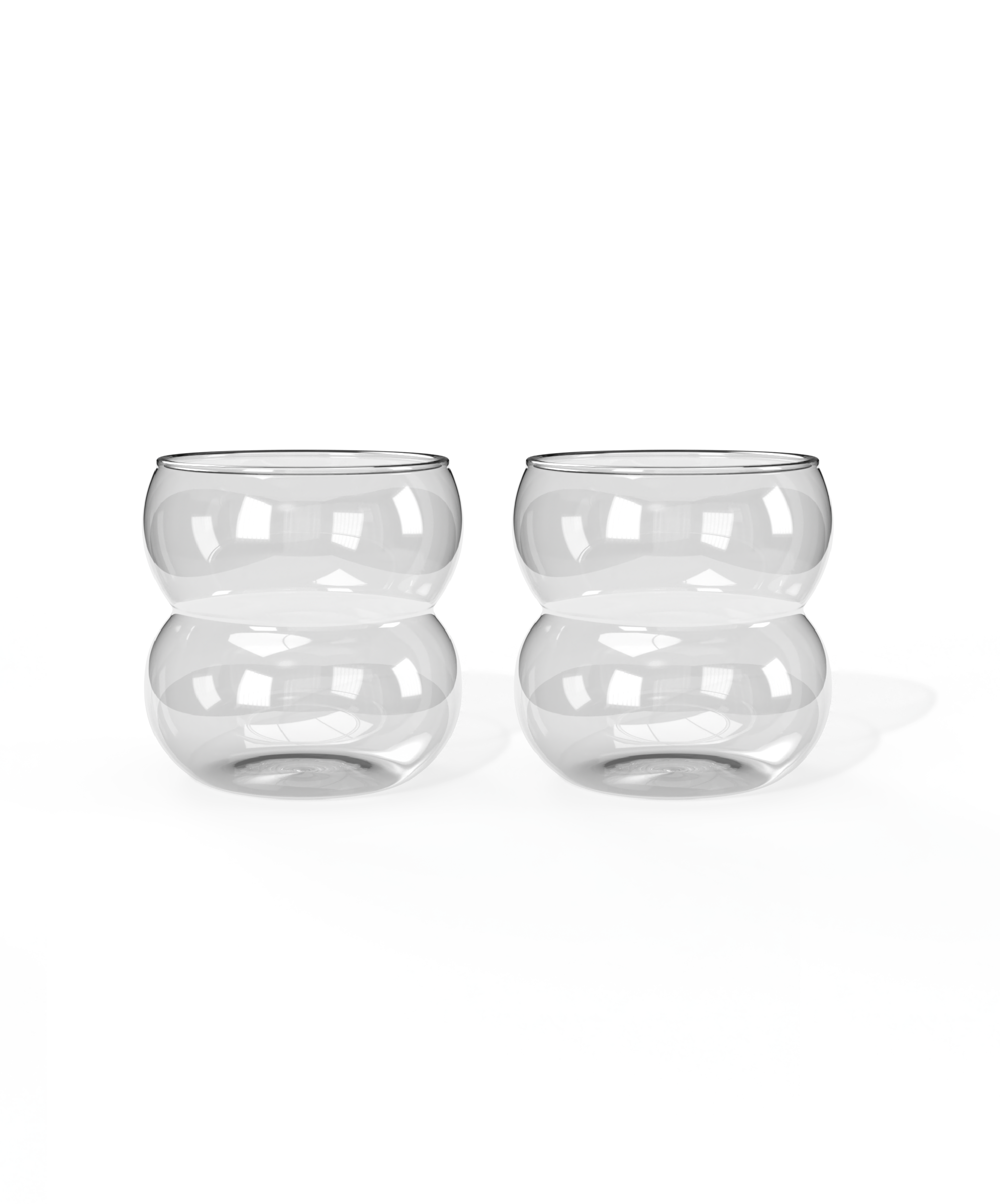 Design glass with 2 bubbles (350ml) | Rio