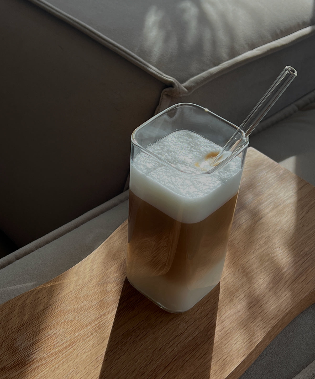 Trinkglas im eckigen Design aus der Serie Kuba – Größenübersicht
