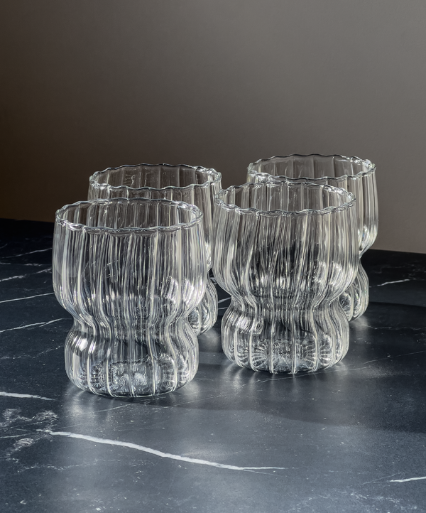 Curvy glass stripe design | Norway