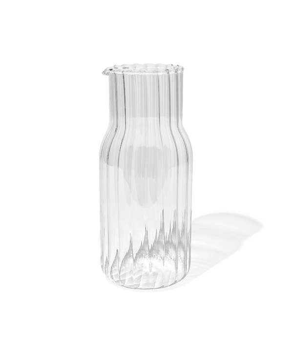 Water carafe in striped design (1300ml) | Norway