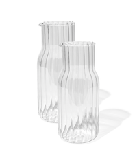 Water carafe in striped design (1300ml) | Norway