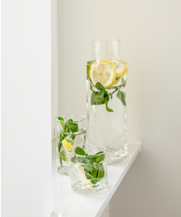 Small & large organic glass with carafe | Alaska
