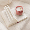 Glass Coaster Taupe/Cream | Jade
