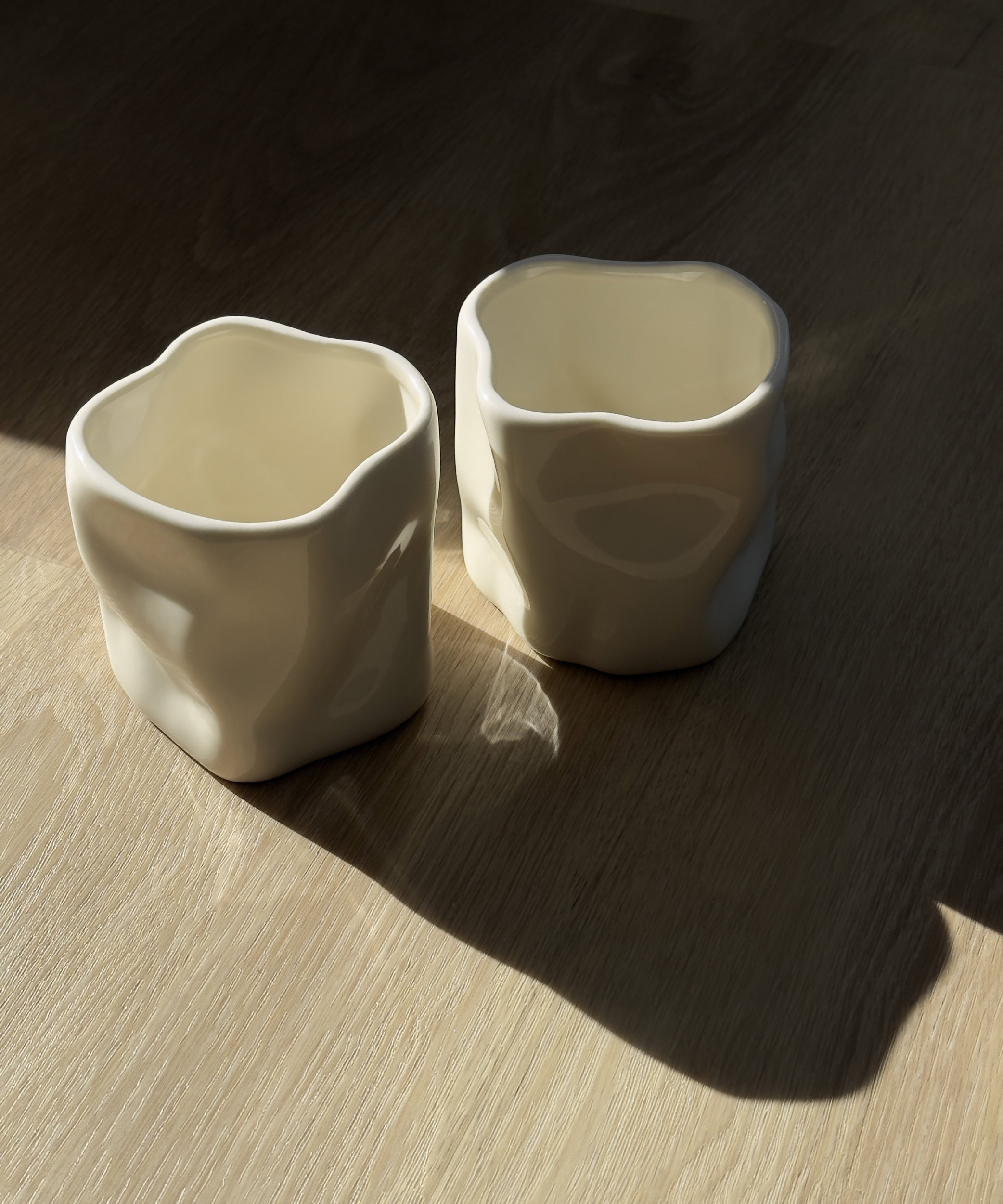 Organic ceramic mug 350ml in cream white | Alaska