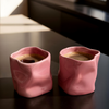 Organic ceramic mug in pink | Alaska