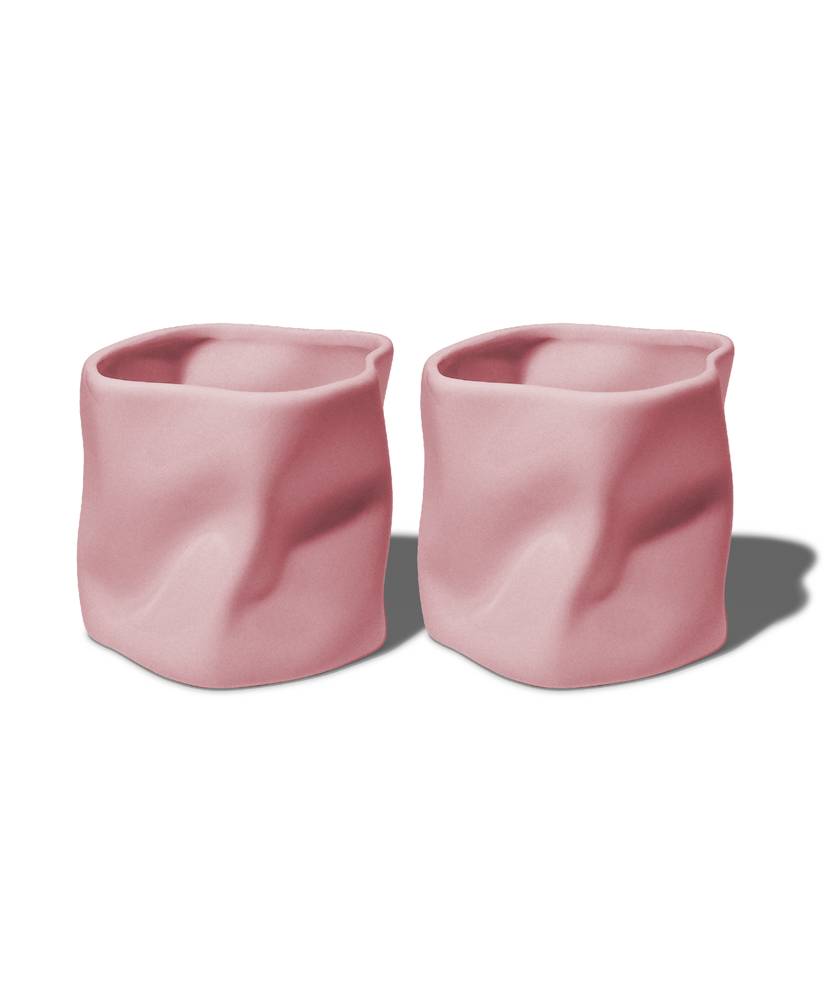 Organischer Keramik Becher in Pink – alaska collection von 7 O'CLOCK