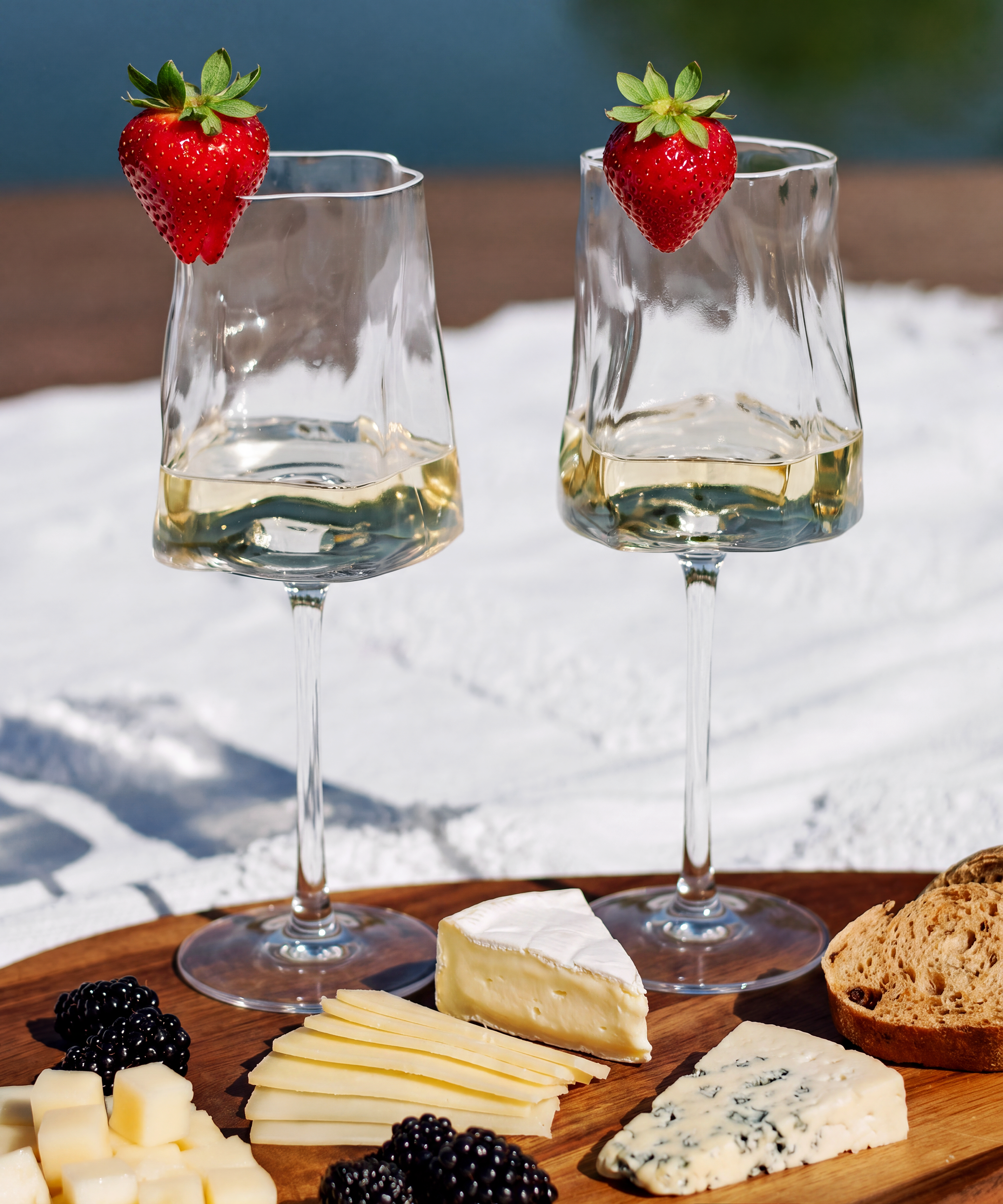 Wine glass in organic design | Alaska