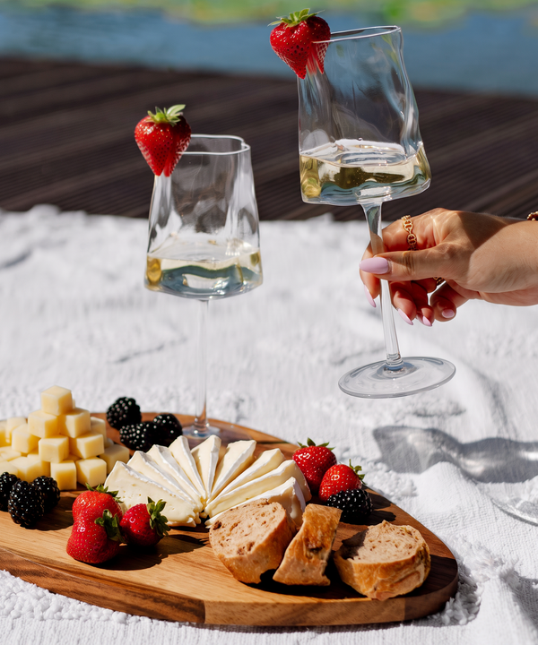 Wine glass in organic design | Alaska