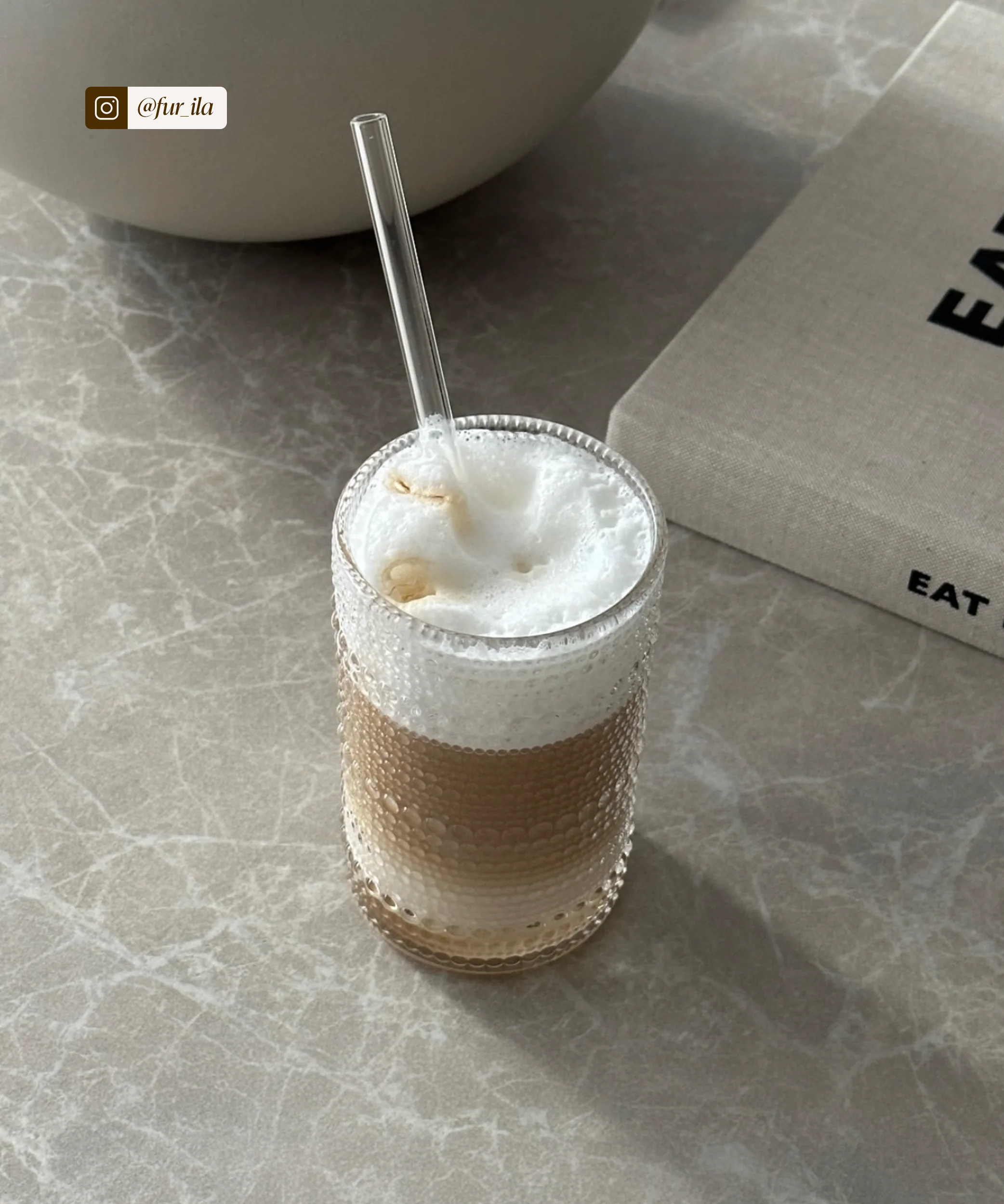 Large beaded glass | Atlanta