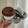 To-Go Cup Silicone Lid Set of 2 Brown | Brooklyn