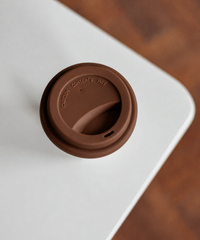 To-Go Becher Silikon-Deckel im 2er Set Braun | Brooklyn