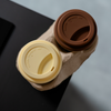 To-Go Cup Silicone Lid Set of 2 Brown | Brooklyn