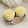 To-Go Cup Silicone Lid Set of 2 Butter Lemon | Brooklyn