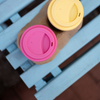 To-Go Cup Silicone Lid Set of 2 Butter Lemon | Brooklyn