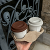 To-Go Cup Silicone Lid Set of 2 Greige | Brooklyn