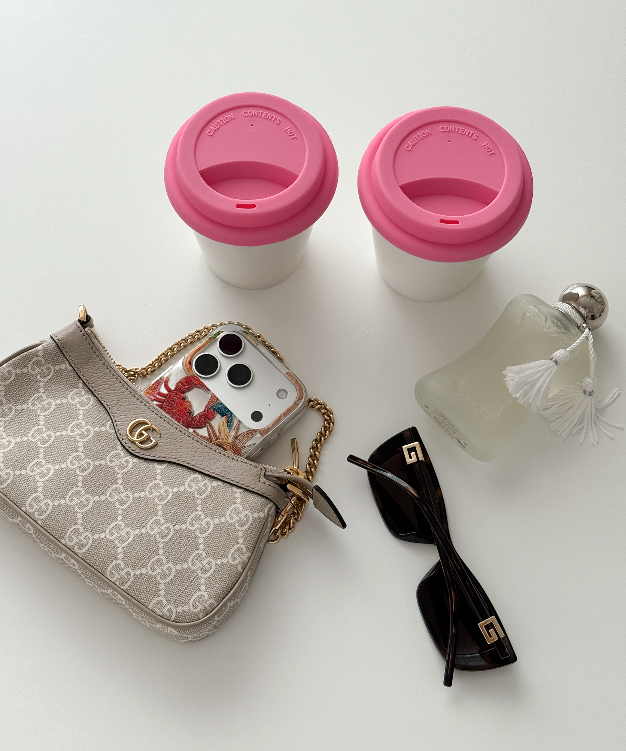 To-Go Becher Silikon-Deckel im 2er Set Pink | Brooklyn