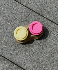To-Go Becher Silikon-Deckel im 2er Set Pink | Brooklyn