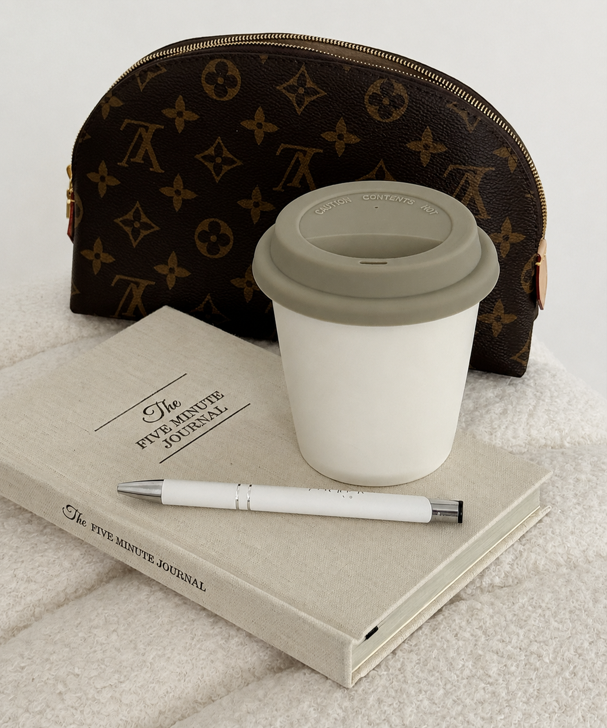 To-Go Becher Silikon-Deckel im 2er Set Taupe | Brooklyn