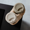 To-Go Cup Silicone Lid Set of 2 Taupe | Brooklyn