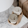 To-Go Cup Silicone Lid Set of 2 Taupe | Brooklyn