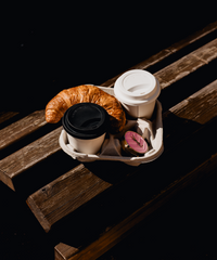 Ceramic To-Go Mug with Black Silicone Lid | Brooklyn