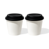 Ceramic To-Go Mug with Black Silicone Lid | Brooklyn