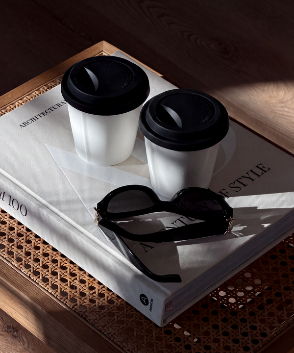 Ceramic To-Go Mug with Black Silicone Lid | Brooklyn