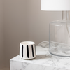 Cappuccino Mug with Black Stripes | Miro