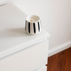 Cappuccino Mug with Black Stripes | Miro