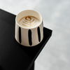 Cappuccino Mug with Black Stripes | Miro
