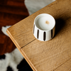 Cappuccino Mug with Black Stripes | Miro