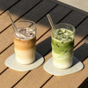Large Drinking Glass in a Wave Design | Capri