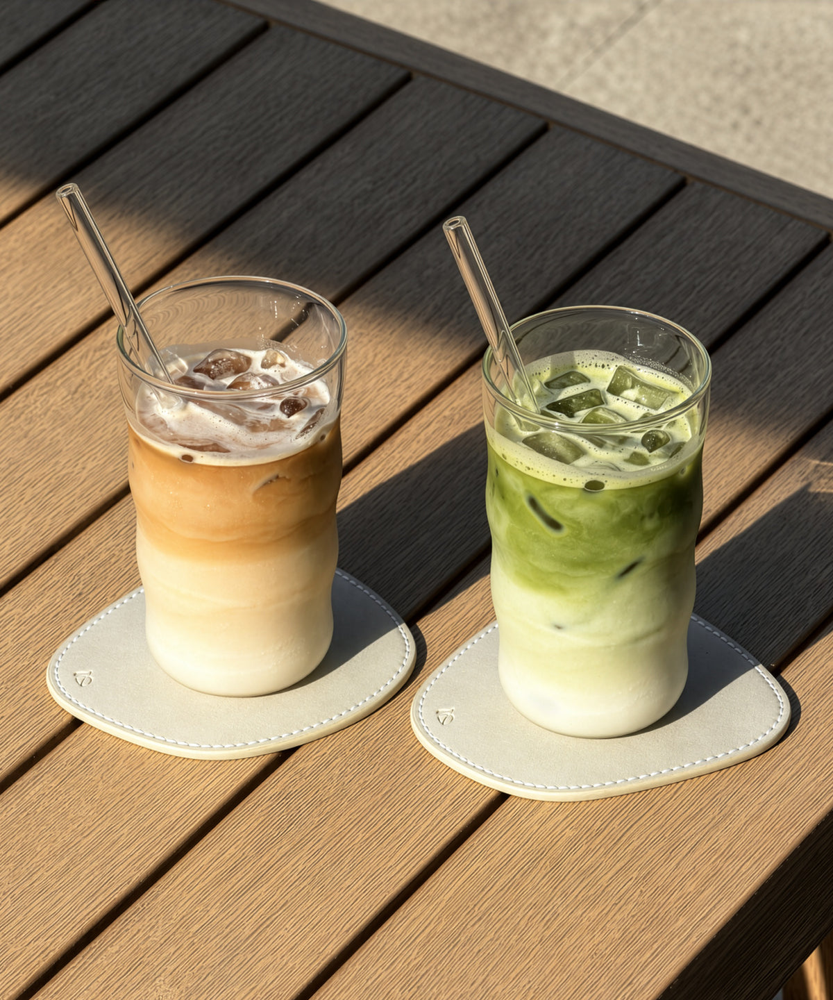 Large Drinking Glass in a Wave Design | Capri